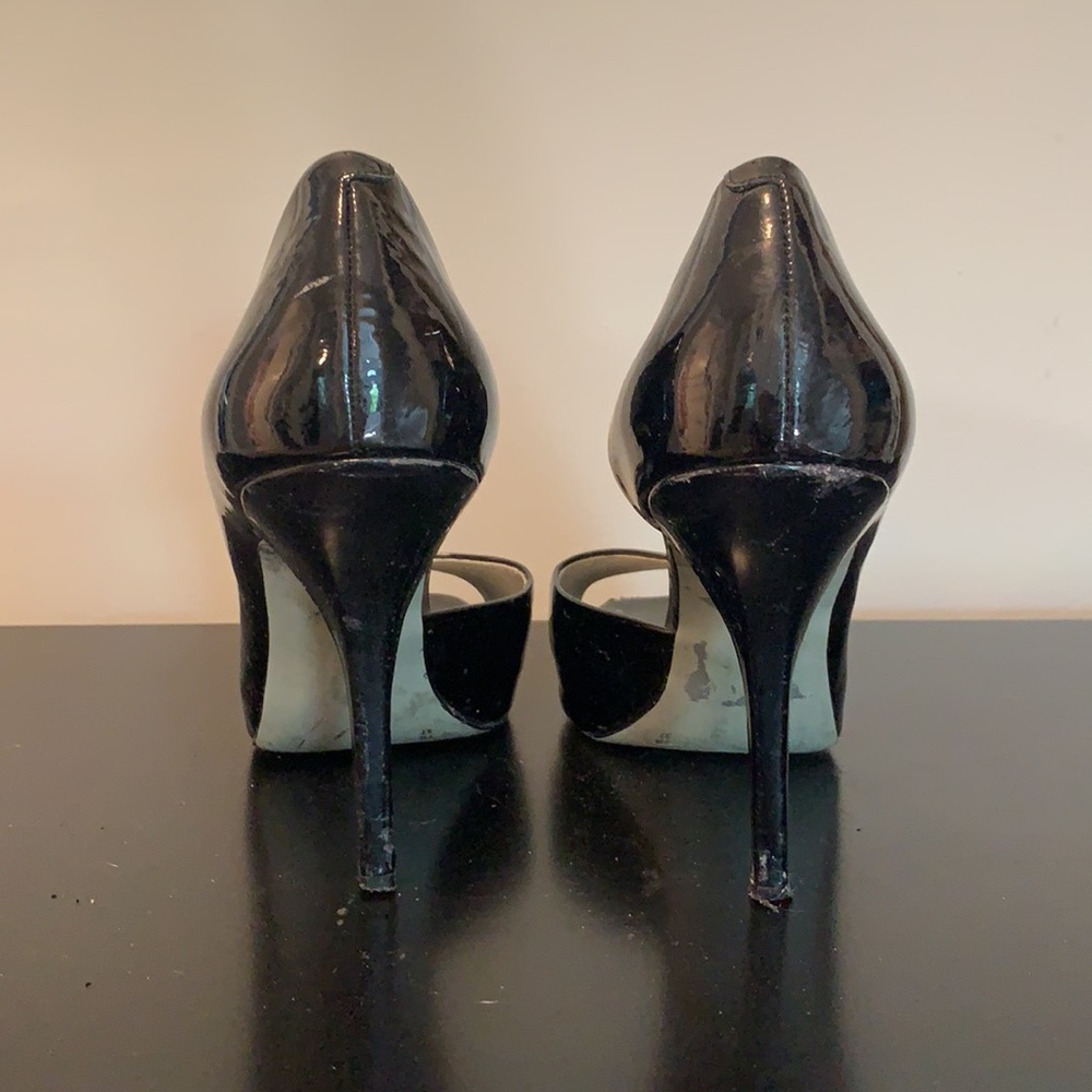 Jessica Simpson Patent Platform Open Toe Pump - Picture 4 of 8